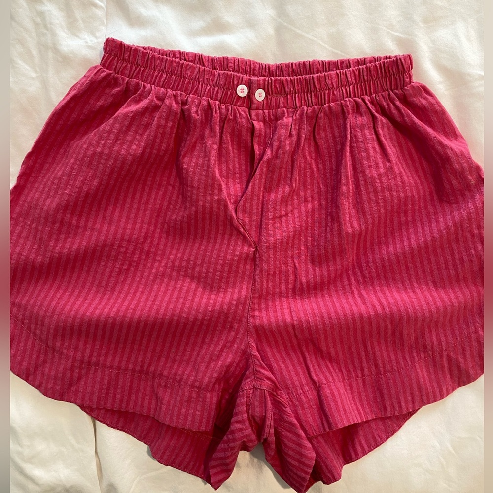 Free People Intimately Seersucker Gauzy Boxer shorts